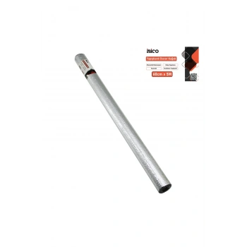 5MT X 60CM ALÜMİNYUM GÜMÜŞ TEZGAH ÜSTÜ FOLYO STİCKER - DUVAR KAĞIT KENDİNDEN YAPIŞKANLI - EKO DEKORA