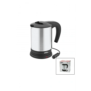 SİNBO SK-8034 24V ARAÇ İÇİ KETTLE PASLANMAZ ÇELİK SU ISITICISI 0.8LT 200W ÇAKMAKLIK FİŞL