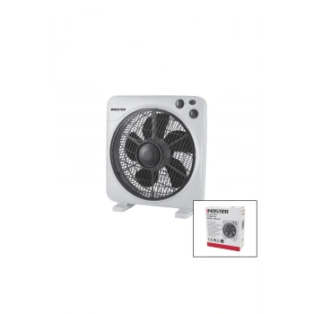 10 İNÇ KUTU FAN VANTİLATÖR 3 KADEME HIZ 6 PLASTİK KANAT 38W 60DK.ZAMAN AYARLI MTR-F610 (5324)