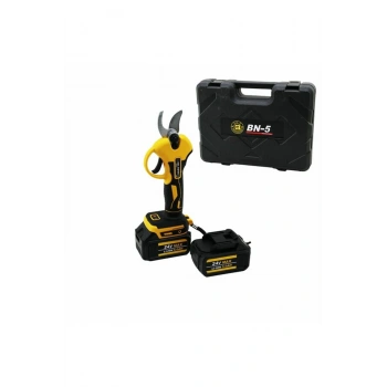 CORDLESS SHEAR YELLOW BN-5 HS-155 ŞARJLI BAĞ MAKASI 2 BATARYA - 24V 5.0AH (5324)