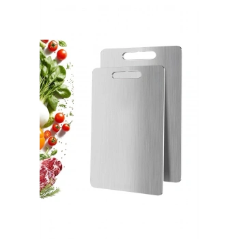 2 Boy Paslanmaz Çelik Leke Tutmaz,Kırılmaz,,Elde ve Bulaşık Makinesinde Yıkanabilen Me