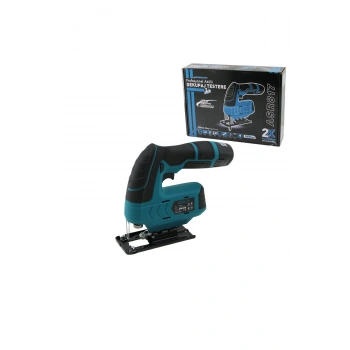 PROFESYONEL ŞARJLI DEKUPAJ TESTERE SUNTA KESME DEKOPAJ KADEMELİ HIZ AYAR 2 FREN SİSTEMİ 12V - 360W