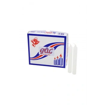 BÜYÜK BEYAZ MUM 20Lİ KUTU (5324)