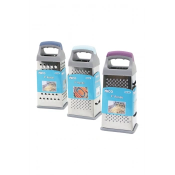 9 İNÇ 4GEN ÇELİK METAL RENDE RENKLİ PLASTİK SAPLI SİLİKON KAPLAMA TABAN (5324)