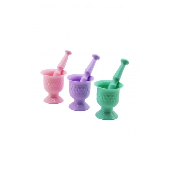 RENKLİ PLASTİK HAVAN - MORTAR SARIMSAK DÖVECEK (5324)