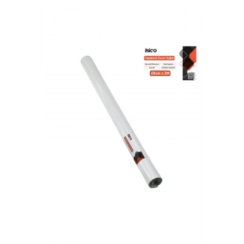 2MT X 45CM BEYAZ SADE TEZGAH ÜSTÜ FOLYO STİCKER - DUVAR KAĞIT KENDİNDEN YAPIŞKANLI - EKO DEKORASYON