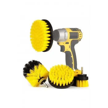 Matkap Ucuna Takılan 3'lü Fırça Temizlik Seti (5324)