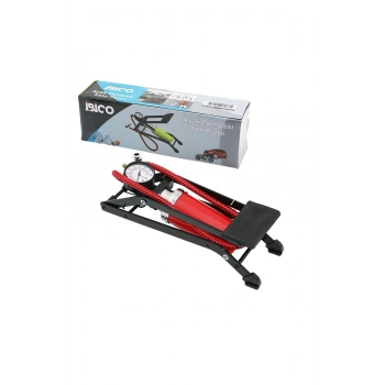 YATAY MODEL KALIN PİSTONLU AYAK POMPASI OTO-ARAÇ - BİSİKLET-MOTOR LASTİK - TOP - ŞİŞME YATAK-HAVUZ (