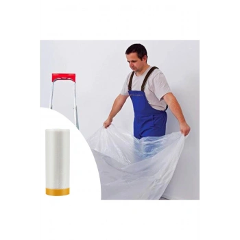 Boya Badana Eşya Koruma Hışır Örtüsü 280cm x 15 mt Yapışkanlı Hışır Örtü (5324)