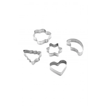 5 PARÇA METAL BİSKÜVİ KURABİYE KALIP (5324)