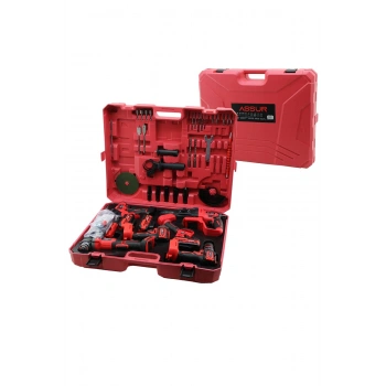 6PCS USTA ELEKTRİKLİ ALET SETİ ŞARJLI=21V SPRAL TAŞLAMA - HİLTİ - BAĞ MAKAS - SOMUN SÖKME - DARBELİ