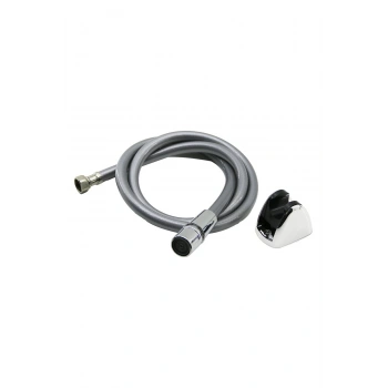 GRİ PLASTİK PERLATÖRLÜ TAHARATMATİK HORTUM 120CM (5324)