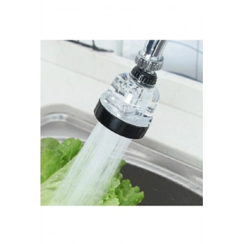 Su Tasarruflu 3 Fonksiyonlu Oynar Musluk Başlığı - Şeffaf (5324)