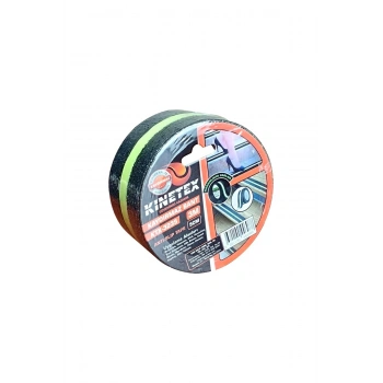 5CMX3MT FOSFOR ŞERİTLİ - KARANLIKTA PARLAR KAYDIRMAZ SİYAH BANT (5324)