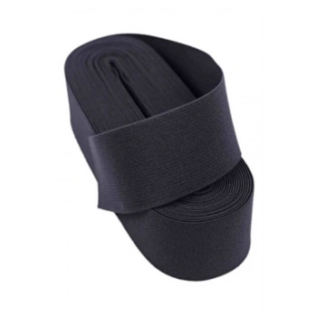 SİYAH - 3CM PAÇA LASTİK GENİŞ 10MT. (5324)