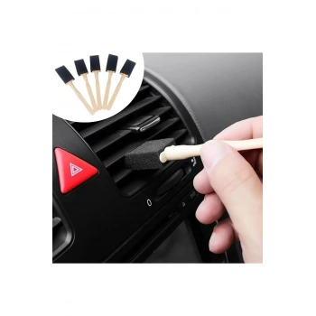 5'li Araba Havalandırma Temizleme Fırçaları Klima Çıkışları,Toz Alma&Otomobil İçi D