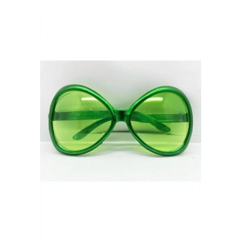 Yeşil Renk Yeşilçam Nostalji 80li Yıllar 90lı Yıllar Parti Gözlüğü 7x16 cm