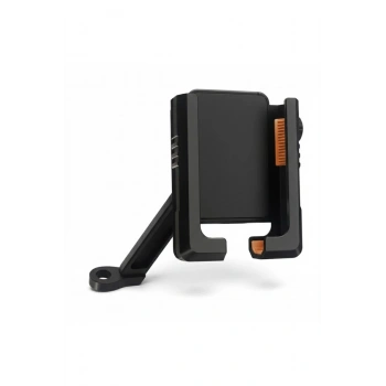 Motosiklet Gidon Telefon Tutucu–360° Döner, Kaymaz Sabitleme Sistemli, Sarsıntı Önleyici Telefon Tut