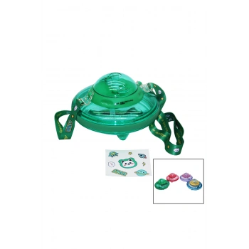 UFO MODELİ RENKLİ MİKA KRİSTAL SULUK MATARA PİPETLİ - TAŞIMA ASKILI 550ML ( HERHANGİ BİR RENK GÖNDE