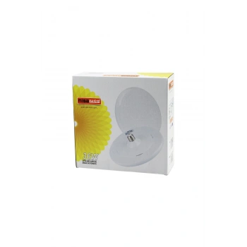 NİSALUCE EAMP-063/KB 36W E27 UFO TİPİ LED LAMBA AMPUL KRİSTAL DESENLİ MİKA PLS.KAPAK 6400K - 3240LÜM