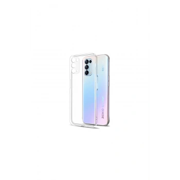 Oppo Reno 5 Pro Kılıf Lüx Şeffaf Silikon