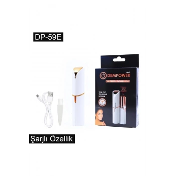 Dempower Şarjlı Yüz Tüy Alıcı Epilasyon Aleti Flawles Kısa