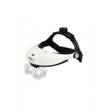 5 Mercekli ��ok Fonksiyonlu, Başlık Tip Işıklı Büyüteç 81001h