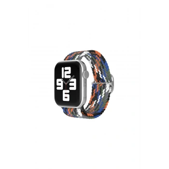 Watch 20mm Kordon (SAAT DEĞİLDİR) - Gri-turuncu