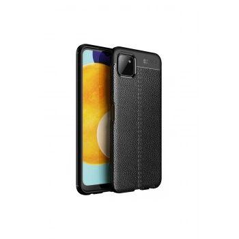 Samsung Galaxy A22 Kılıf Auto Focus Kapak - Siyah