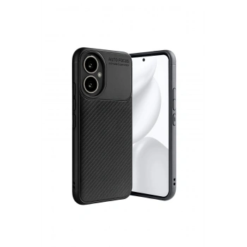 Honor 400 Kılıf Auto Focus Karbon Kapak - Siyah