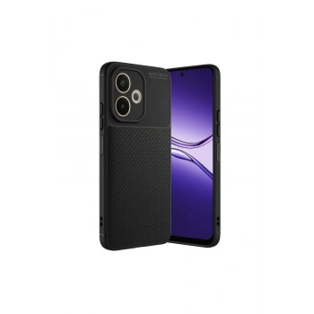 Oppo A5 Pro 4g Kılıf Auto Focus Karbon Kapak - Siyah