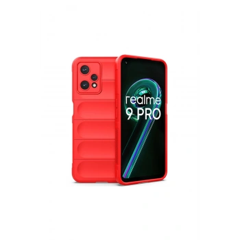Realme 9 Pro 5g Kılıf Optimum Silikon - Kırmızı