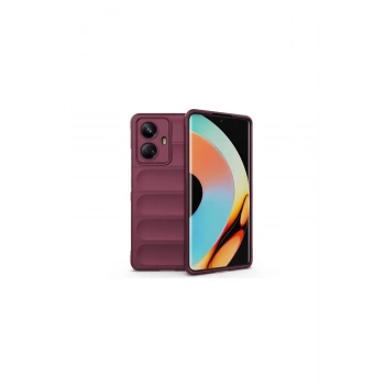Realme 10 Pro 5g Kılıf Optimum Silikon - Bordo