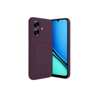 Realme Note 60 Kelvin Kartvizitli Silikon - Derin Mor