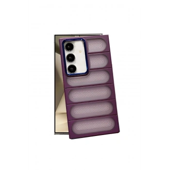 Samsung Galaxy S24 Plus Kılıf Airmax Silikon Kapak - Derin Mor