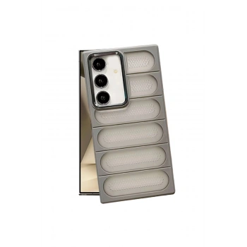 Samsung Galaxy S24 Kılıf Airmax Silikon Kapak - Titan Gri