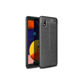 Samsung Galaxy A01 Core Kılıf Auto Focus Kapak - Siyah