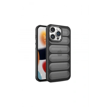 İphone 14 Pro Kılıf Airmax Silikon Kapak - Siyah