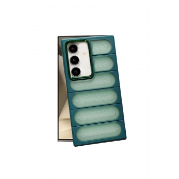 Samsung Galaxy S24 Kılıf Airmax Silikon Kapak - Koyu Yeşil