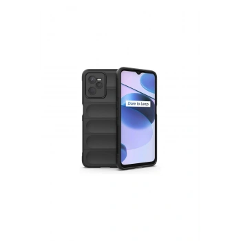 Realme C35 Kılıf Optimum Silikon - Siyah