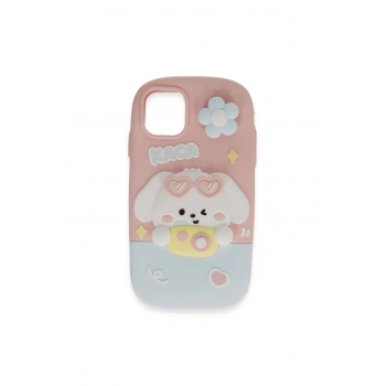 İphone 15 Pro Kılıf Poky Karakter Silikon Kapak - Desen 13