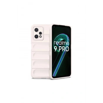 Realme 9 Pro 5g Kılıf Optimum Silikon - Krem