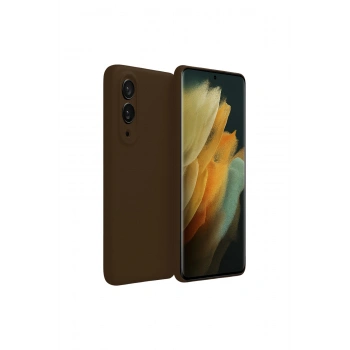 Samsung Galaxy S25 Edge First Silikon - Kahverengi