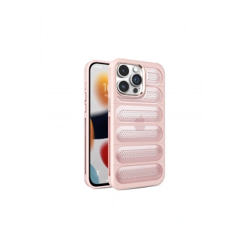 İphone 14 Pro Max Kılıf Airmax Silikon Kapak - Pembe
