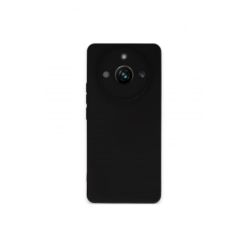 Realme 11 Pro Kılıf Nano İçi Kadife Silikon - Siyah