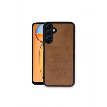 Samsung Galaxy A25 5g Kılıf Aras Deri Kapak - Taba