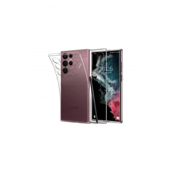 Samsung Galaxy S22 Ultra Kılıf Lüx Şeffaf Silikon