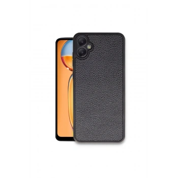 Samsung Galaxy A05 Kılıf Aras Deri Kapak - Siyah