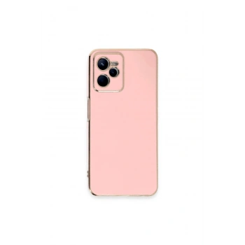 Realme C35 Kılıf Volet Silikon - Pembe