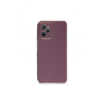 Realme C35 Kılıf Volet Silikon - Mor